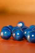 Wooden Marbles Blue